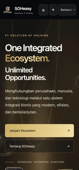 Halaman utama soheasy.com versi mobile